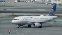 United Airlines. (Liputan6/AP)