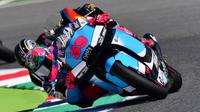 Luis Salom, pembalap Moto2 tewas di sesi latihan bebas MotoGP Catalunya, Jumat (3/6/2016) (GIUSEPPE CACACE / AFP)