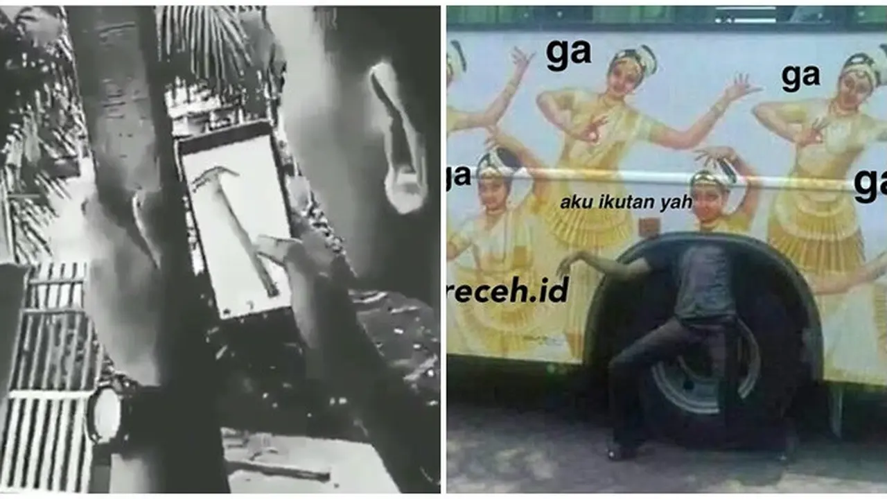 Aksi Kocak Orang Kelewat Gabut ini Bikin Tepuk Jidat