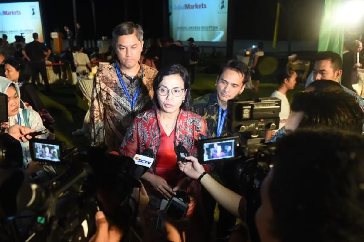 Menteri Keuangan Sri Mulyani Indrawati dinobatkan sebagai Menteri Keuangan terbaik Tahun 2018. (Agus Tri H/Biro KLI Kemenkeu).