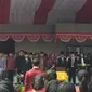 Prabowo Subianto hadiri upacara peringatan HUT RI ke-72 di Universitas Bung Karno (Liputan6.com/Devira