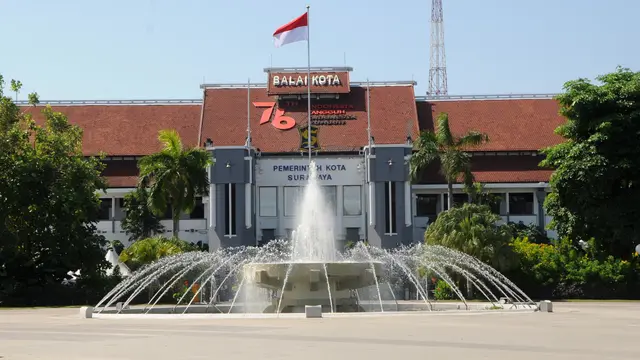 Balai Kota Surabaya. (Dian Kurniawan/Liputan6.com)
