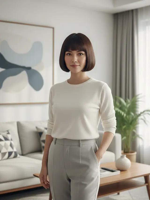 Model Rambut Pendek Low Maintenance