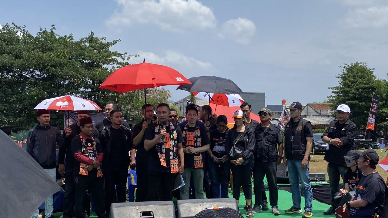 Pasangan calon Gubernur dan Wakil Gubernur DKI Jakarta nomor urut 2, Dharma Pongrekun-Kun Wardana