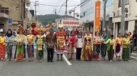 Kelompok budaya RI, Indonesia Parade di sebuah festival di Tokyo, Jepang. (Dokumentasi KBRI Tokyo)