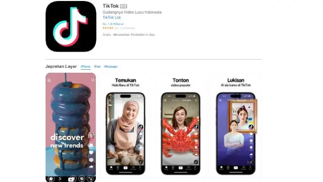 TikTok dari App Store