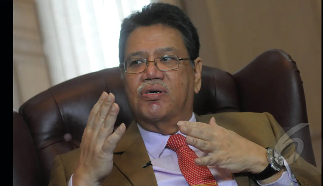 Datuk Seri Zahrain mengakui bahwa Malaysia membutuhkan TKI dari Indonesia untuk membina industri perkebunan dan sebagainya, Jakarta, Rabu (14/1/2015). (Liputan6.com/Herman Zakharia)