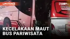 Bus Pariwisata Tabrak Belasan Kendaraan di Kota Batu, 4 Orang Tewas
