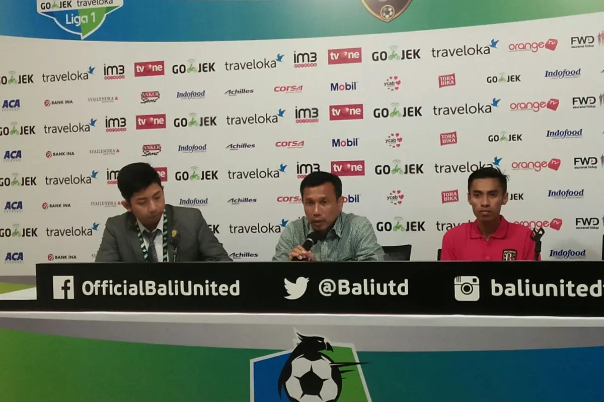 Pelatih Bali United Widodo Cahyono Putro