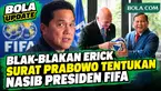 Ketua Umum PSSI Erick Thohir menegaskan dukungan Indonesia agar Presiden FIFA Gianni Infantino kembali memimpin organisasi sepak bola dunia tersebut. Erick Thohir menyerahkan langsung surat dukungan dari Presiden RI Prabowo Subianto kepada Gianni Inf...