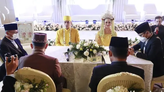 7 Momen Pernikahan Lutfi Agizal dengan Nadya Indry, Maharnya Pakai Poundsterling