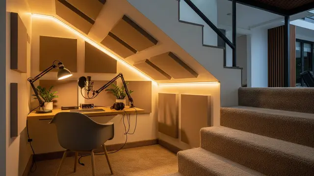 Ruang Bawah Tangga yang Cozy
