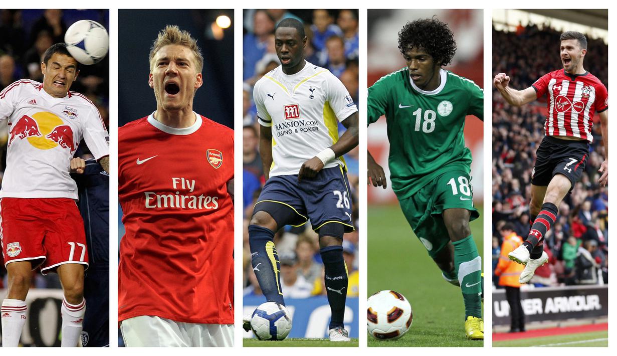 Kumpulan foto-foto sejumlah pemain kelas dunia yang melakukan gol cepat bagi klubnya masing-masing. (Foto: AFP)