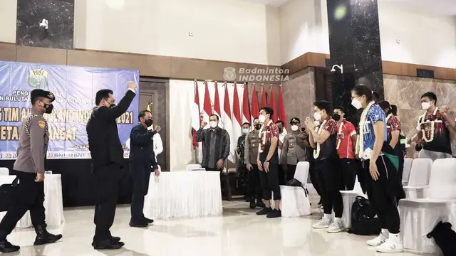 Tim Bulu Tangkis All England 2021 Indonesia Telah Kembali ke Jakarta. (Sumber: Instagram/badminton.ina)