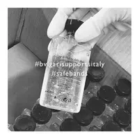 Perang melawan vrus corona, Bvlgari produksi hand sanitizer.