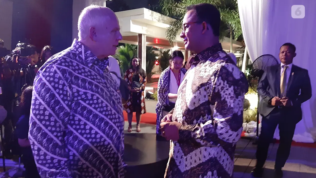 Duta Besar Amerika Serikat untuk Republik Indonesia Joseph Donovan dan Gubernur DKI Jakarta Anies Baswedan.