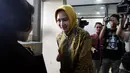 Wali kota Tangerang Selatan Airin Rachmi Diany mendatangi  gedung Komisi Pemberantasan Korupsi. Jakarta , Kamis (22/5/2014) (Liputan6.com/Faisal R Syam)