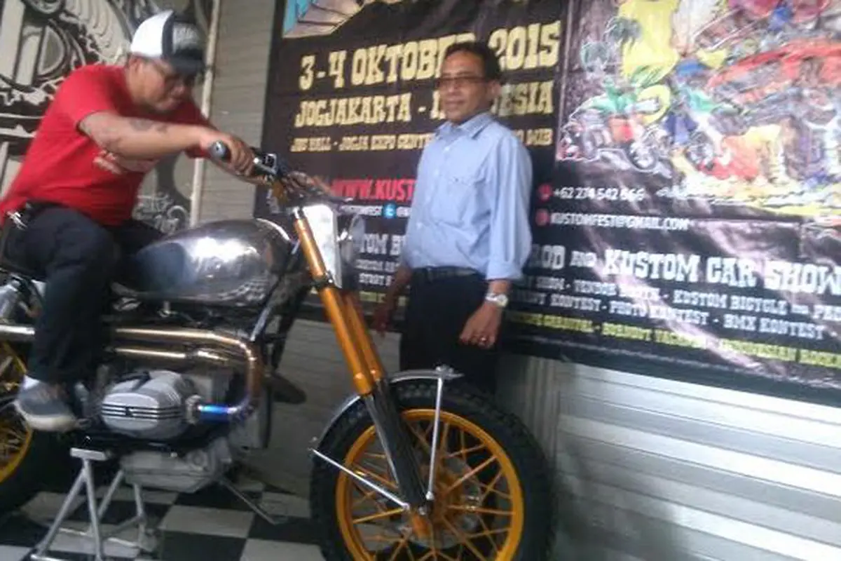Jaran Kore, Motor Scrambler Buat Pengunjung Kustomfest 2015