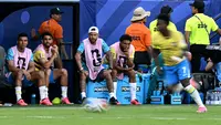 Penyerang Timnas Brasil di Piala Dunia 2026, Neymar. (Bola.com/Dok.AFP/Jewel SAMAD).