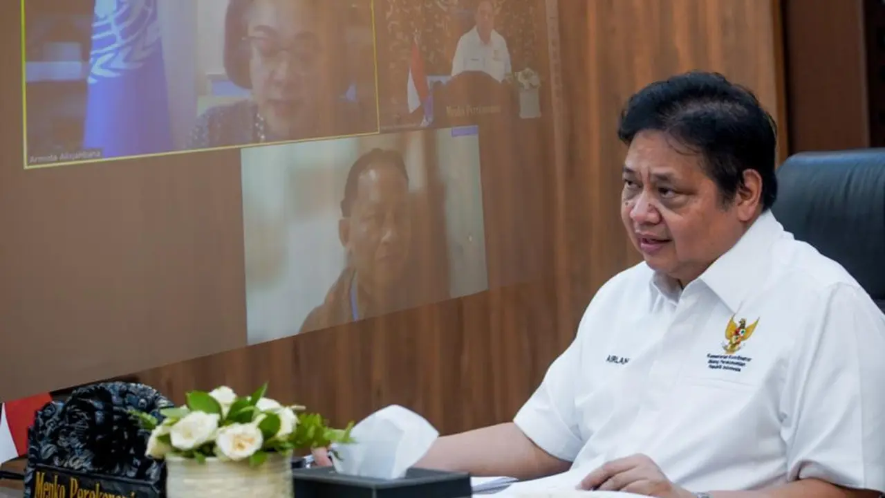 Menteri Koordinator Bidang Perekonomian Airlangga Hartarto