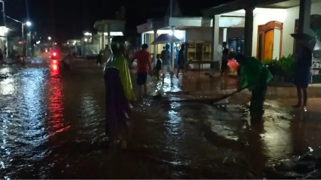 Banjir Lumpur Terjang di Desa tempat Temuan Situs Srigading Malang