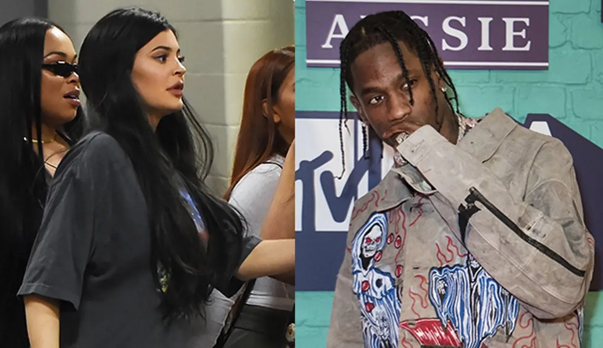 Dilansir dari Mirror, seorang sumber mengatakan bahwa Kylie bertengkar dengan Travis Scott di rumah Kris Jenner. (Rex-Shutterstock)