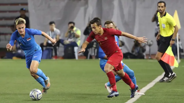 Timnas Indonesia U-22 Vs Singapura U-22