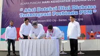 Pasar Modern BSD City terpilih sebagai lokasi digelarnya peringatan Hari Kesehatan Dunia 2016.