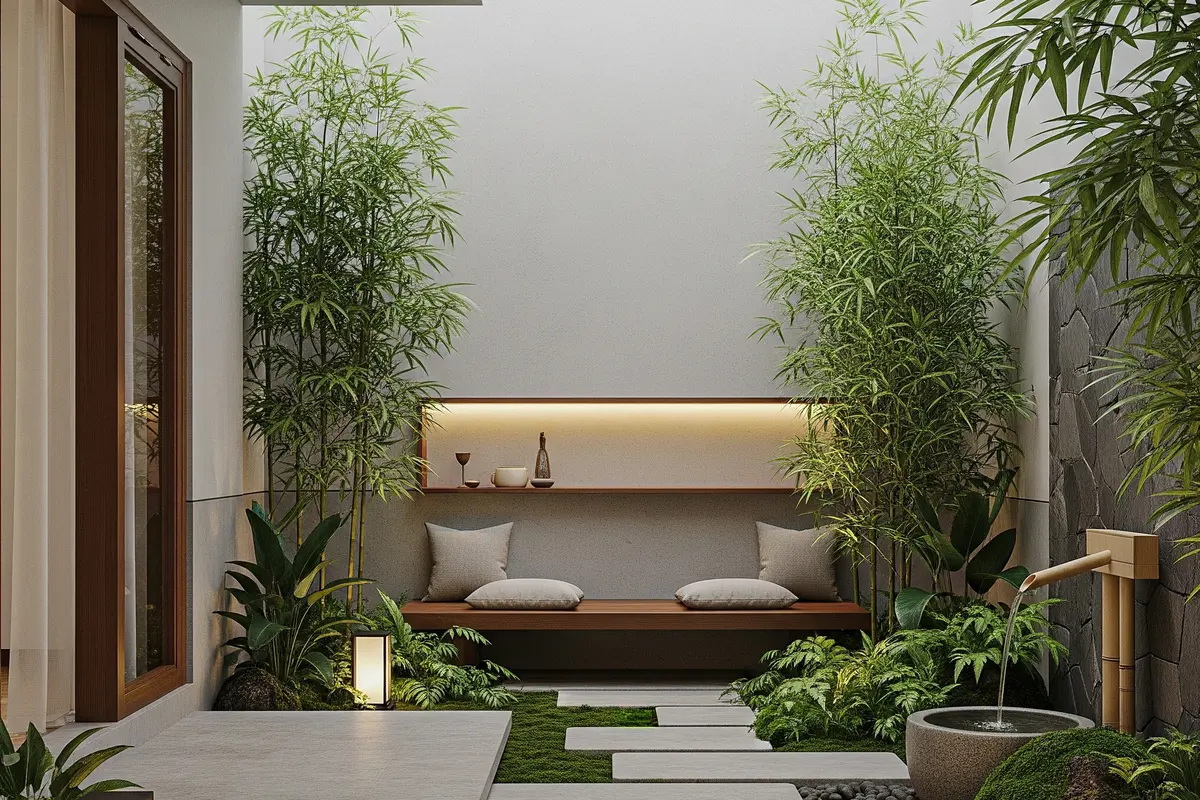 Model Teras Rumah Ala Jepang Minimalis dengan Sentuhan Hijau yang Bebas dari Ular