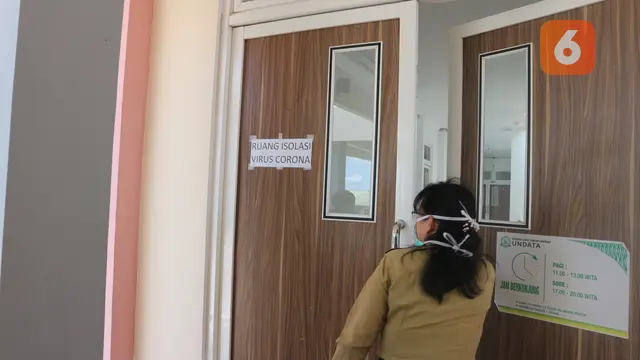 ruang isolasi PDP Covid-19 di RS Undata Palu
