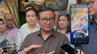 Gubernur DKI Jakarta Pramono Anung&nbsp;di Kota Tua, Jakarta Barat, Sabtu (18/10/2025). (Antara)