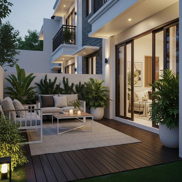 Ide Teras Rumah Cluster Sempit tapi Tetap Elegan dan Rapi