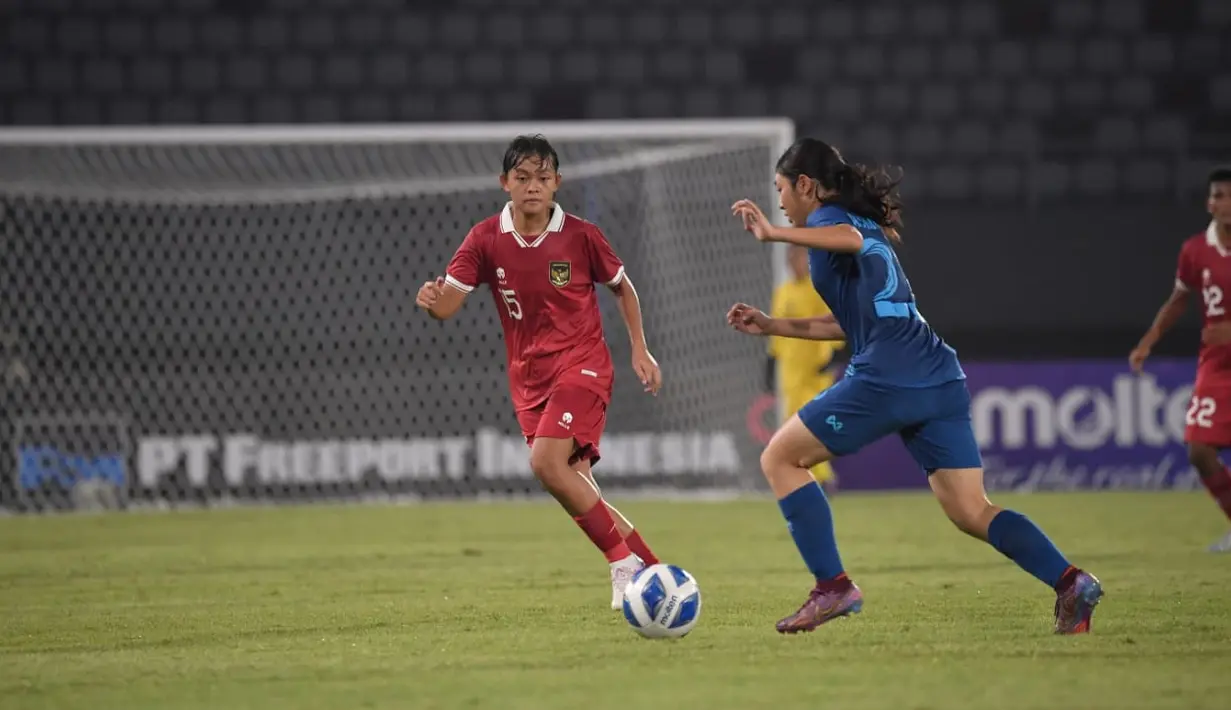 Claudia Scheunemann dan kawan-kawan takluk 1-7 di Gelora Sriwijaya Jakabaring. (FOTO: Dok. PSSI)