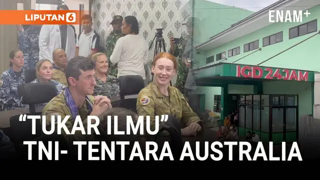 Momen "Tukar Ilmu" TNI - Tentara Australia