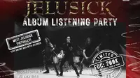 Poster Acara Bertajuk &ldquo;Jelusick Album Listening Party&rdquo; (Sumber: Instagram/@jelusick_official)