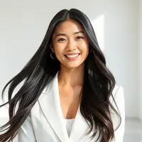 mimpi rambut hitam berkilau ©Ilustrasi dibuat Stable Diffusion