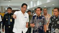Menteri Keuangan (Menkeu) Purbaya Yudhi Sadewa melakukan kunjungan kerja ke Kantor Pelayanan Utama Bea dan Cukai (Bea Cukai) Bandara Soekarno-Hatta. (Sumber:  @menkeuri)