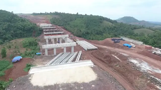 Proyek tol Trans Sumatera (Foto: Dok BPJT Kementeriann PUPR)