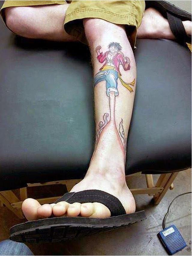 6 Tato Anime One Piece Ini Kreatif Sekaligus Bikin Ngakak