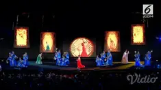 China akan menjadi tuan rumah Asian Games 2022. Penampilan tarian dari China menghibur pengunjung closing Asian Games 2018.