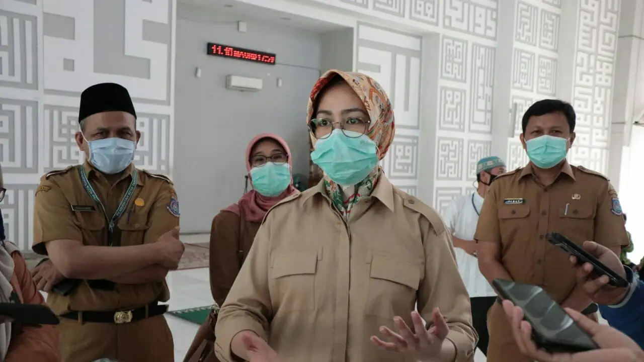 Walikota Tangsel Airin Rachmi Diany. (Pramita/Liputan6.com)