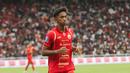 Aditya Warman pada saat bermain dalam pertandingan melawan Persijap Jepara pada pekan ke-16 BRI Super League 2025/2026 di Stadion Utama Gelora Bung Karno (SUGBK), Jakarta Pusat, Sabtu (3/1/2026) sore WIB. (Bola.com/Abdul Aziz)