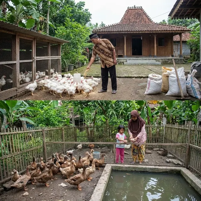 Beternak ayam dan bebek