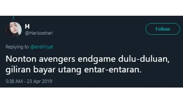 6 Cuitan Netizen Tentang Rebutan Nonton Avengers Ini Kocak Banget