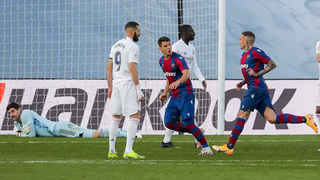 FOTO: Real Madrid Tumbang Lawan Levante
