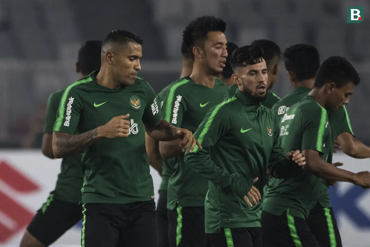 Latihan Timnas Indonesia