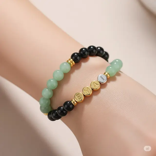 Model Gelang Nama dari Manik-Manik. Foto: Gemini