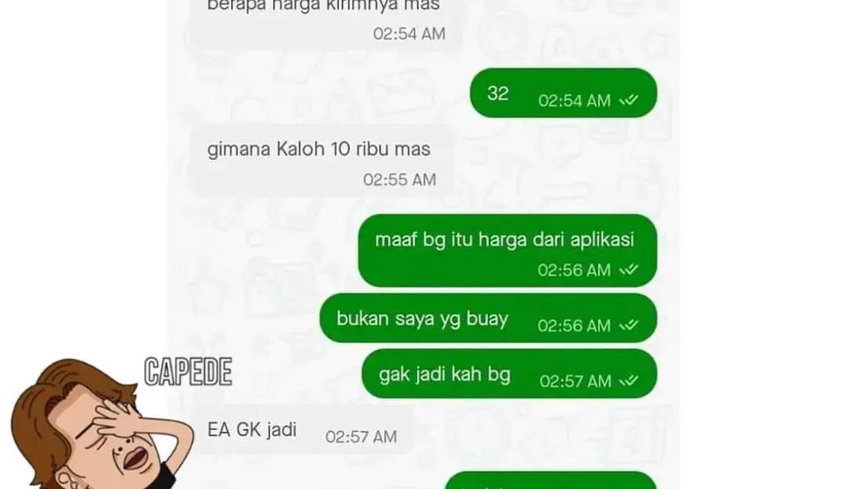 Dikira ojek pangkalan kali ya. (Source: Instagram/@ojolbisa)
