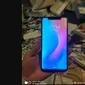 Tampilan depan smartphone yang diduga kuat adalah Xiaomi Mi 7 (sumber: gizmochina)