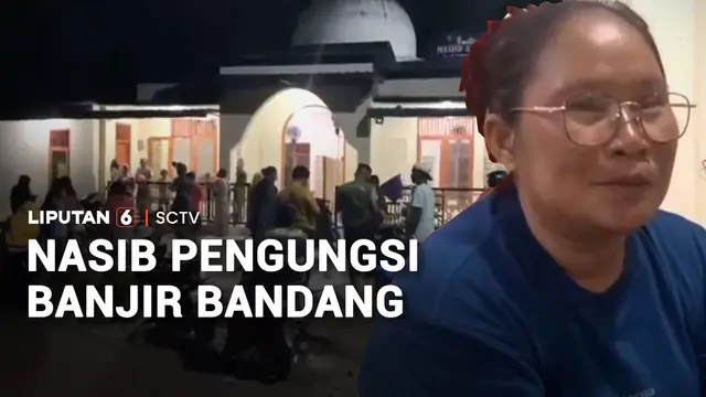 Korban Banjir Padang Bertahan di Masjid dan Pos Pengungsian